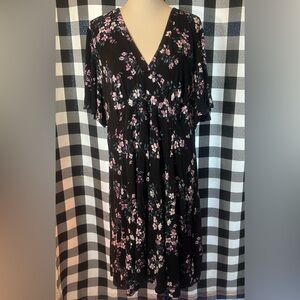 Torrid Purple Flower Dress